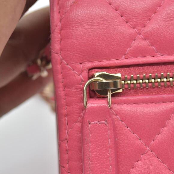 Chanel Lambskin Quilted Mini Trendy CC Wallet On Chain WOC - Picture 14 of 15